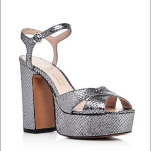 Marc Jacobs Silver Lust Platform Sandals